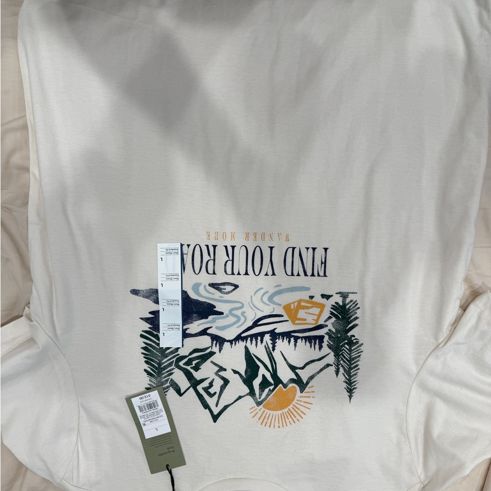 Goodfellow & Co Cream Graphic Tee